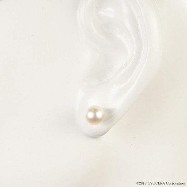 パール プラチナピアス(アコヤ真珠/7.0mm~7.5mm/スタッド/6月誕生石)《WEPQ3101》