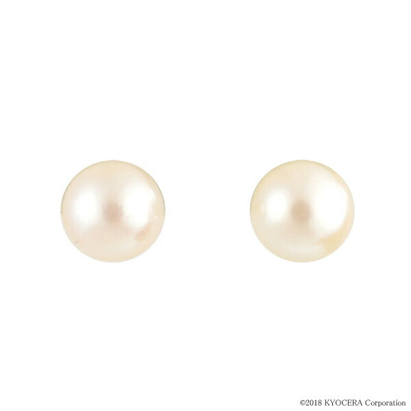 パール プラチナピアス(アコヤ真珠/8.0mm~8.5mm/スタッド/6月誕生石)《WEPQ3102》