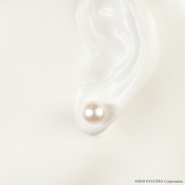 パール プラチナピアス(アコヤ真珠/9.0mm~9.5mm/スタッド/6月誕生石)《WEPQ3103》
