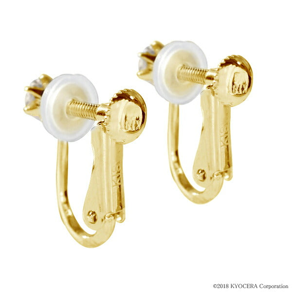 ダイヤモンド K18イヤリング(計0.4カラット/4月誕生石)《WESD2555》