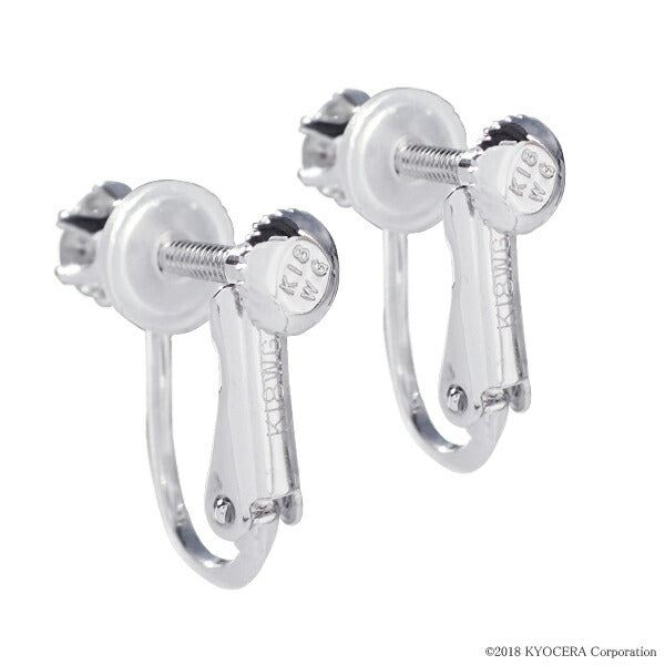 ダイヤモンド K18イヤリング(計0.6カラット/4月誕生石)《WESD2558》