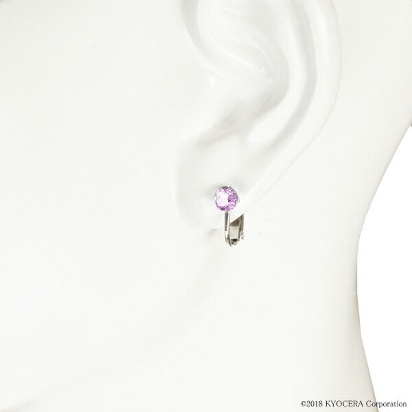 ピンクトルマリン K18 /SVイヤリング(10月誕生石)《WESN3334》
