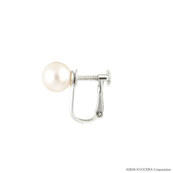 パール シルバーイヤリング(アコヤ真珠/7.0mm~7.5mm/6月誕生石)《WESQ3096》