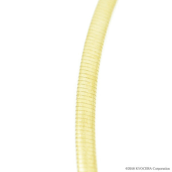 K18ネックレス(オメガ/幅2.0mm/マルチカラー/リバーシブル)《WNKY3748》