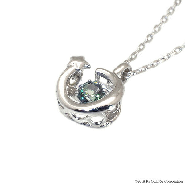 アレキサンドライト K18ネックレス(クレサンベール/ダンシングストーン/サークル/6月誕生石)《WPDA2203》