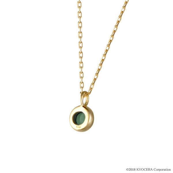 アレキサンドライト K18ネックレス(クレサンベール/パレット/カボションカット/6月誕生石)《WPDA3218》