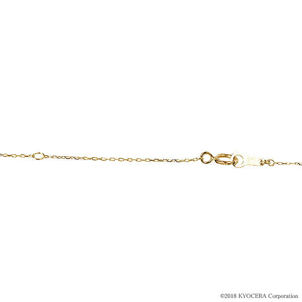 ダイヤモンド K18ネックレス(ステーション/4月誕生石)《WPDD2020》