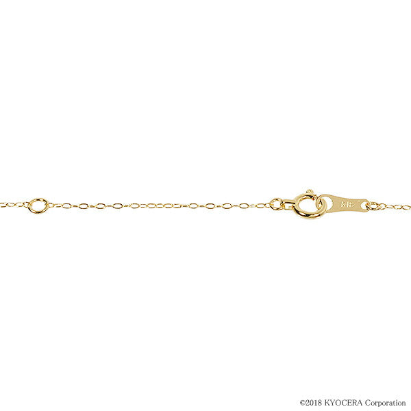 ダイヤモンド K18ネックレス(0.15カラット/レーザーホール/4月誕生石)《WPDD2674》