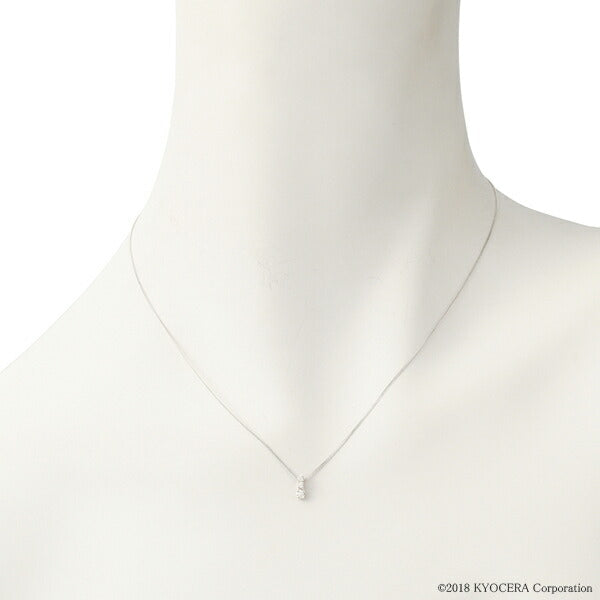 ダイヤモンド プラチナネックレス(計0.13カラット/H&C/4月誕生石)《WPDD3623》
