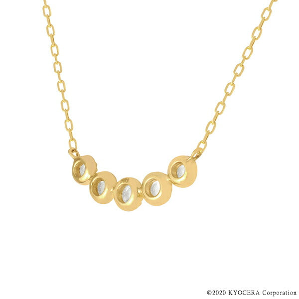 ダイヤモンド K18ネックレス(計0.15カラット/ローズカット/4月誕生石)《WPDD3709》