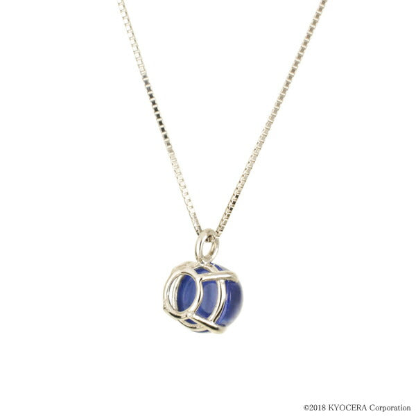 スターサファイア プラチナネックレス(クレサンベール/カボションカット/9月誕生石)《WPDF2580》