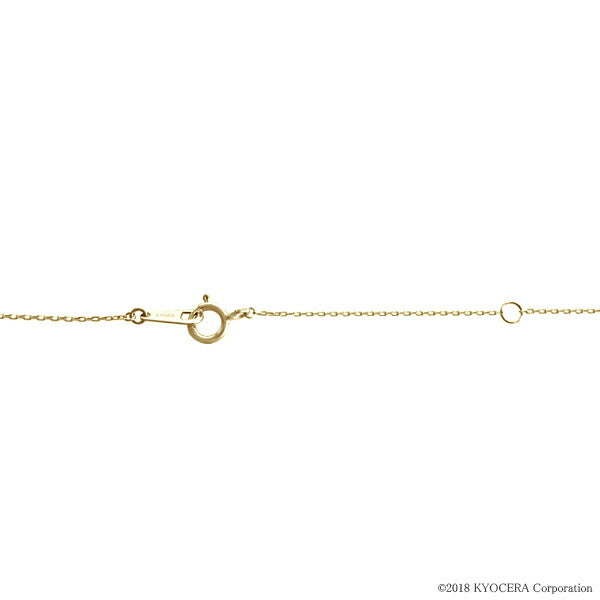 ピンクサファイア K18ネックレス(クレサンベール/パレット/9月誕生石)《WPDM3233》