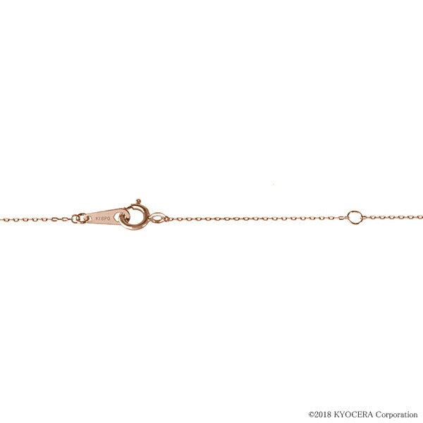 ガーネット/ダイヤモンド K18ネックレス(1月誕生石)《WPDN2065》