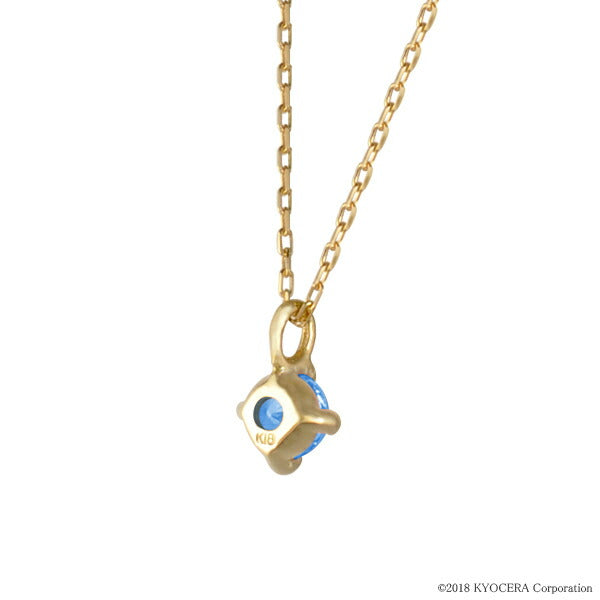 ブルートパーズ K18ネックレス(パレット/11月誕生石)《WPDN3239》