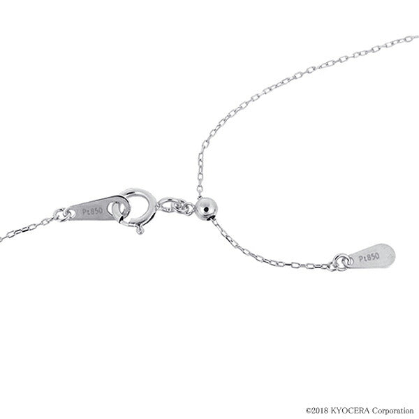 タンザナイト/ダイヤモンド プラチナネックレス(ペアシェイプ/ミル打ち/12月誕生石)《WPDN3346》