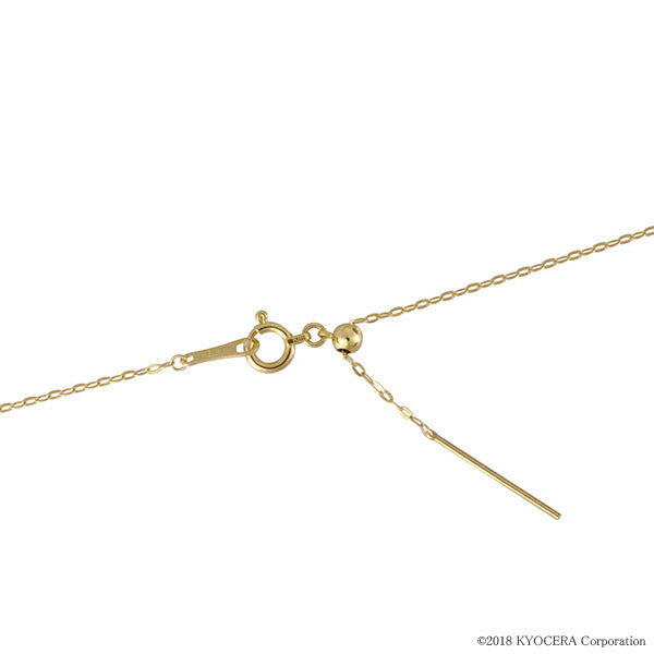 ブルートパーズ K18ネックレス(チェッカーカット/11月誕生石)《WPDN3455》