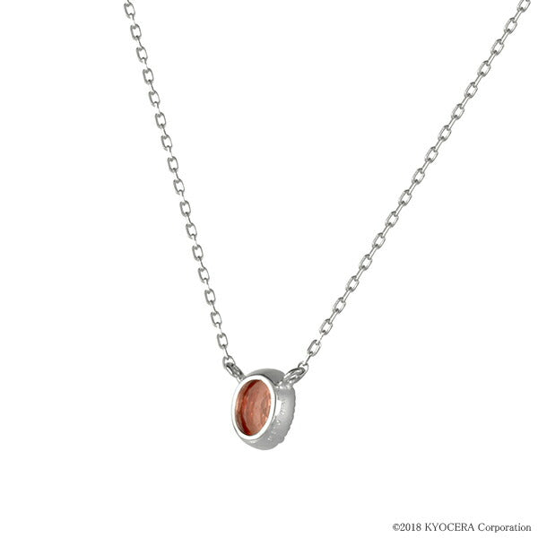 ロードクロサイト プラチナネックレス(オーバル/プチ)《WPDN3486》