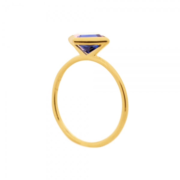 K18　天然サファイアリング　S0.79ct　D0.21 K18 天然サファイアリング S0.79ct D0.21 K18 天然サファイア