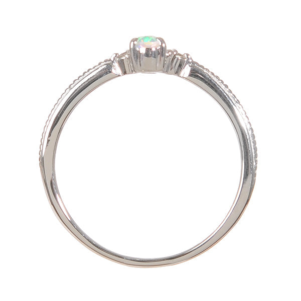 ウォーターオパール/ダイヤモンド K18リング(クレサンベール