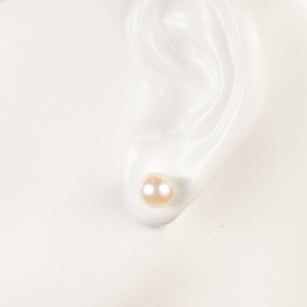 パール プラチナピアス(アコヤ真珠/8.0mm～8.5mm/スタッド/6月誕生石)《WEPQ3102》