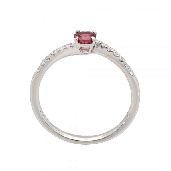 レッドスピネル ダイヤモンドリング SP 1.57ct D 0.236ct Pt900