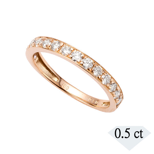 K18マベパール 0.5ctダイヤモンドリング 楽天市場】K18 ダイヤモンド リング 0.5ct 0.5カラット 5石 H&C SI