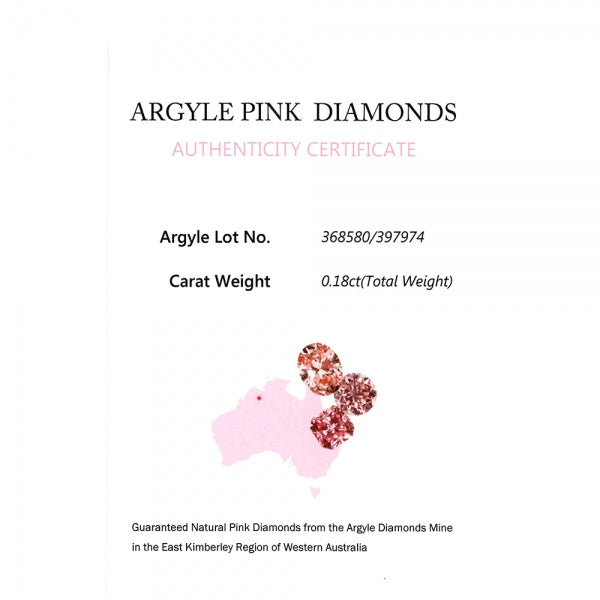 【10周年】【限定1点】ピンクダイヤモンド/ダイヤモンド K18ネックレス(アーガイル/4月誕生石/グレーディングレポート付き)《JPDD1655》