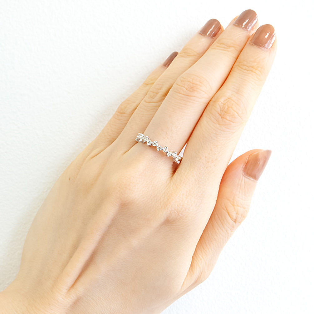 K18 ルビー ダイヤモンド リング 12号 D:0.12ct 7月誕生石 4.1g