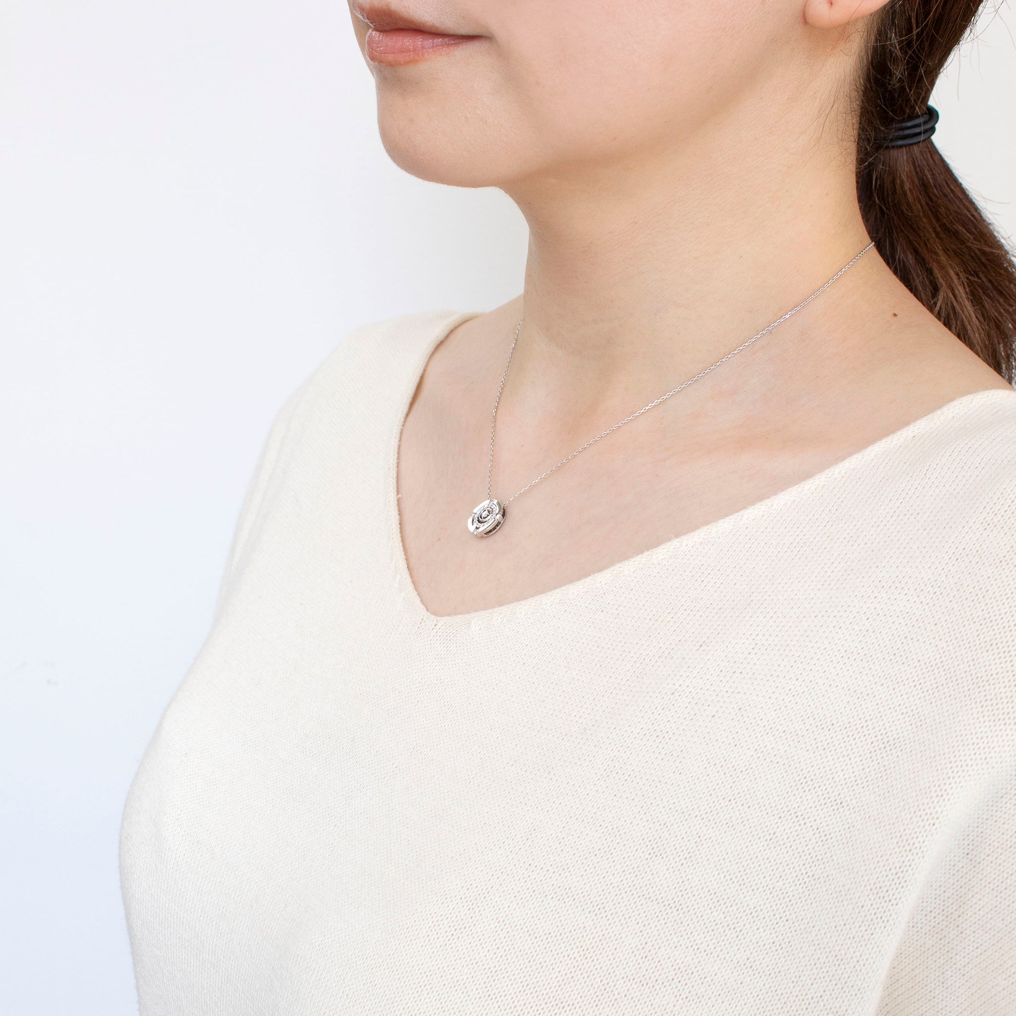 大特価！！プラチナ　フクリンネックレス　ダイヤモンド変更 楽天市場】ダイヤモンド ネックレス プラチナ（PT950）0.1ctUP