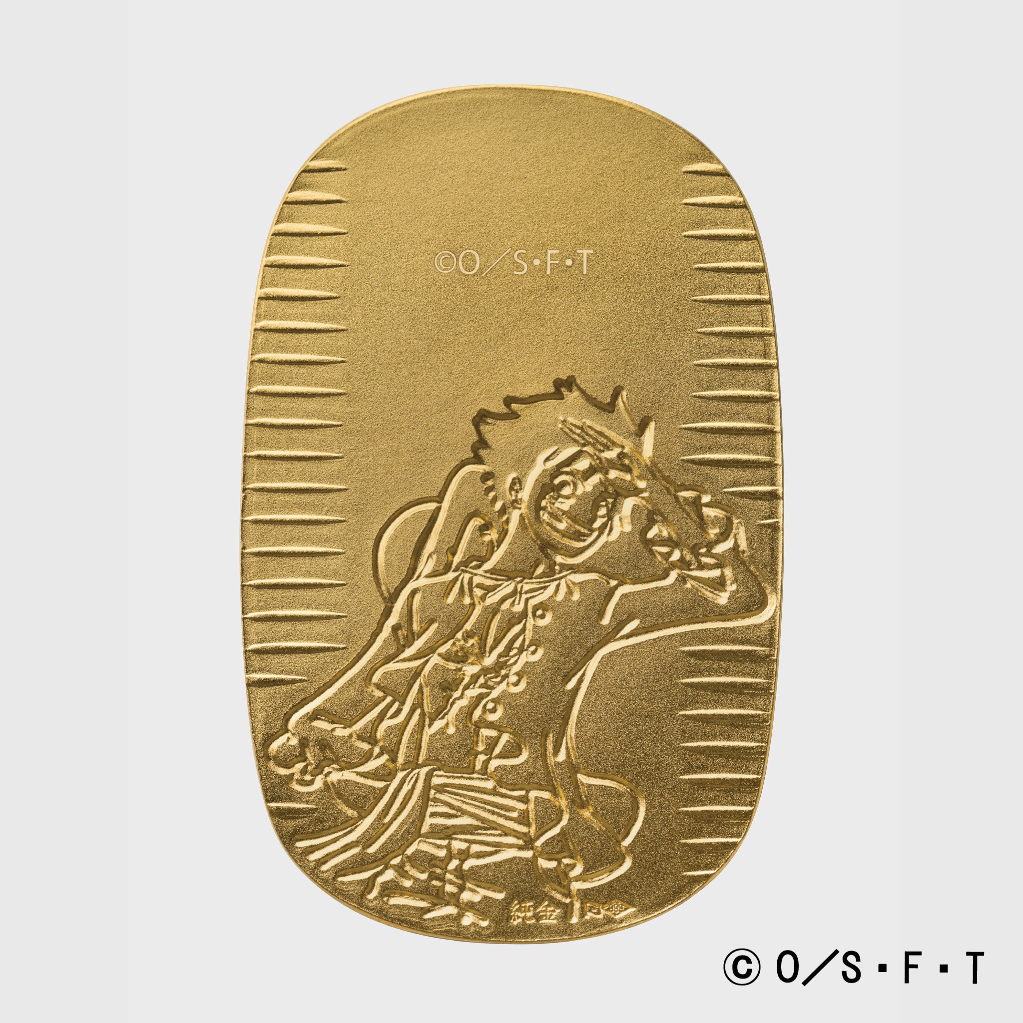 K24小判(純金/10g/ONE PIECE/ルフィ/造幣局品位刻印付)《24T20101》