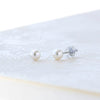 パール プラチナピアス(アコヤ真珠/4.5mm/6月誕生石)《22T10297》