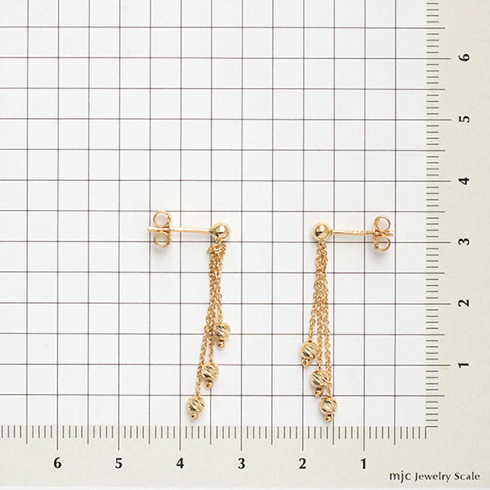 K18ピアス(イタリア製)《23T10273》