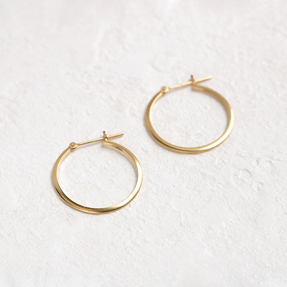 K18ピアス(フープ)《23T10285》