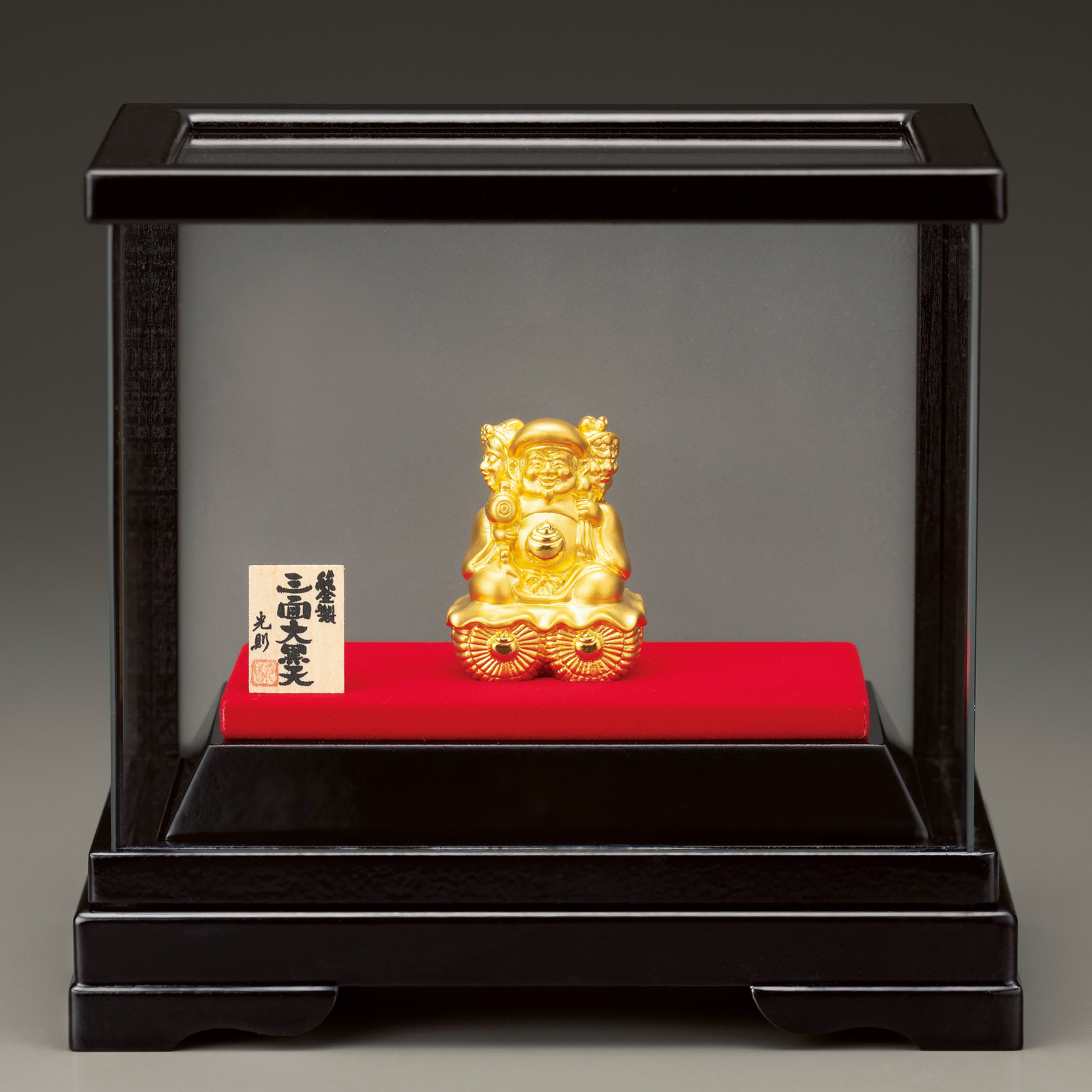 K24金製品(純金/三面大黒天 -光則-)