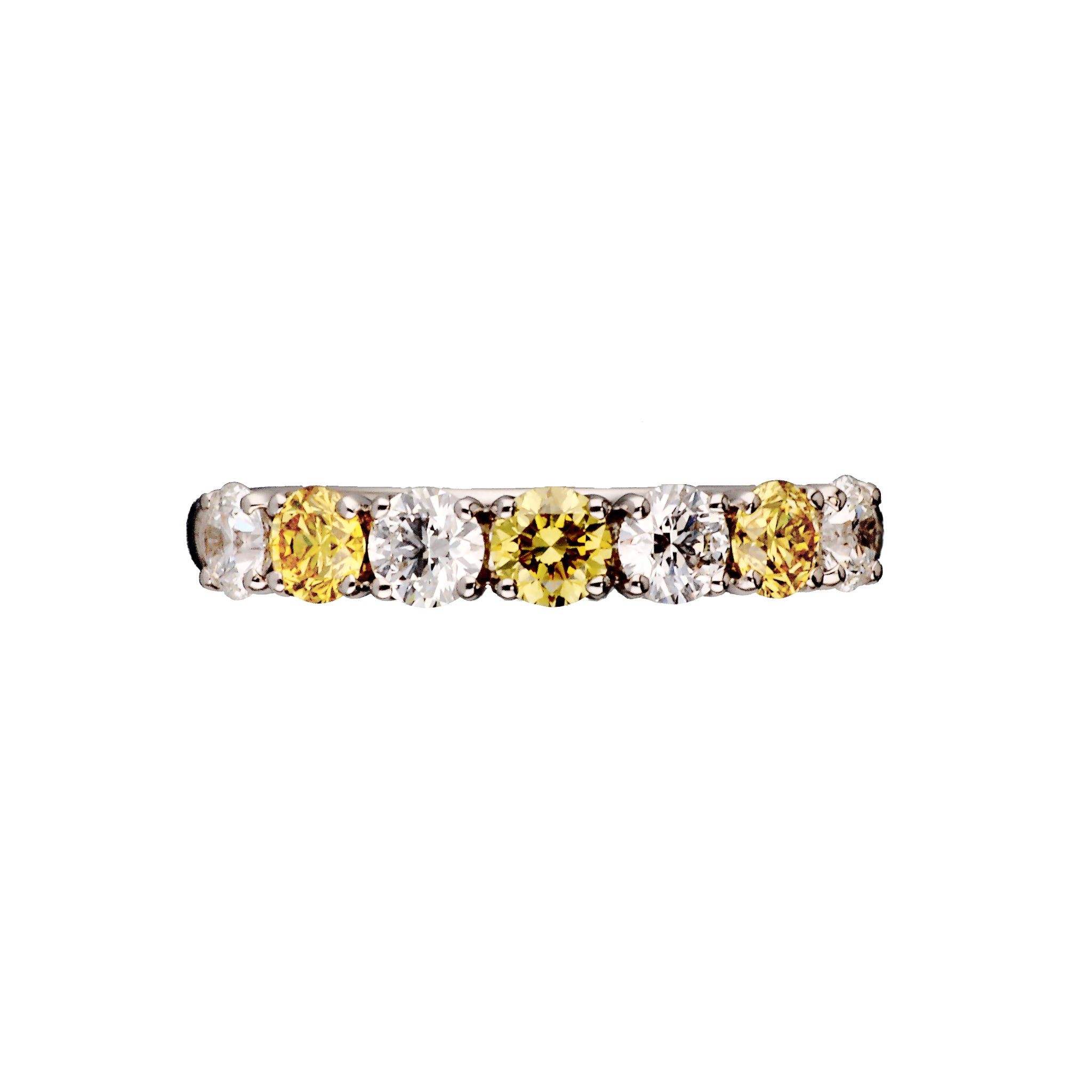 【限定5点】ダイヤモンド プラチナリング(イエローダイヤモンド/Fancy Intense Yellow/SI2/1st記念商品)《JRGD1932》