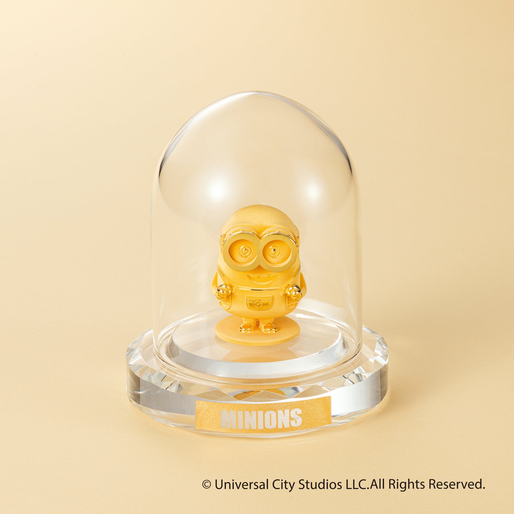 K24金製品(純金/minions/ミニオンズ/Bob/フィギア/14g/造幣局品位刻印付)《24C50106》