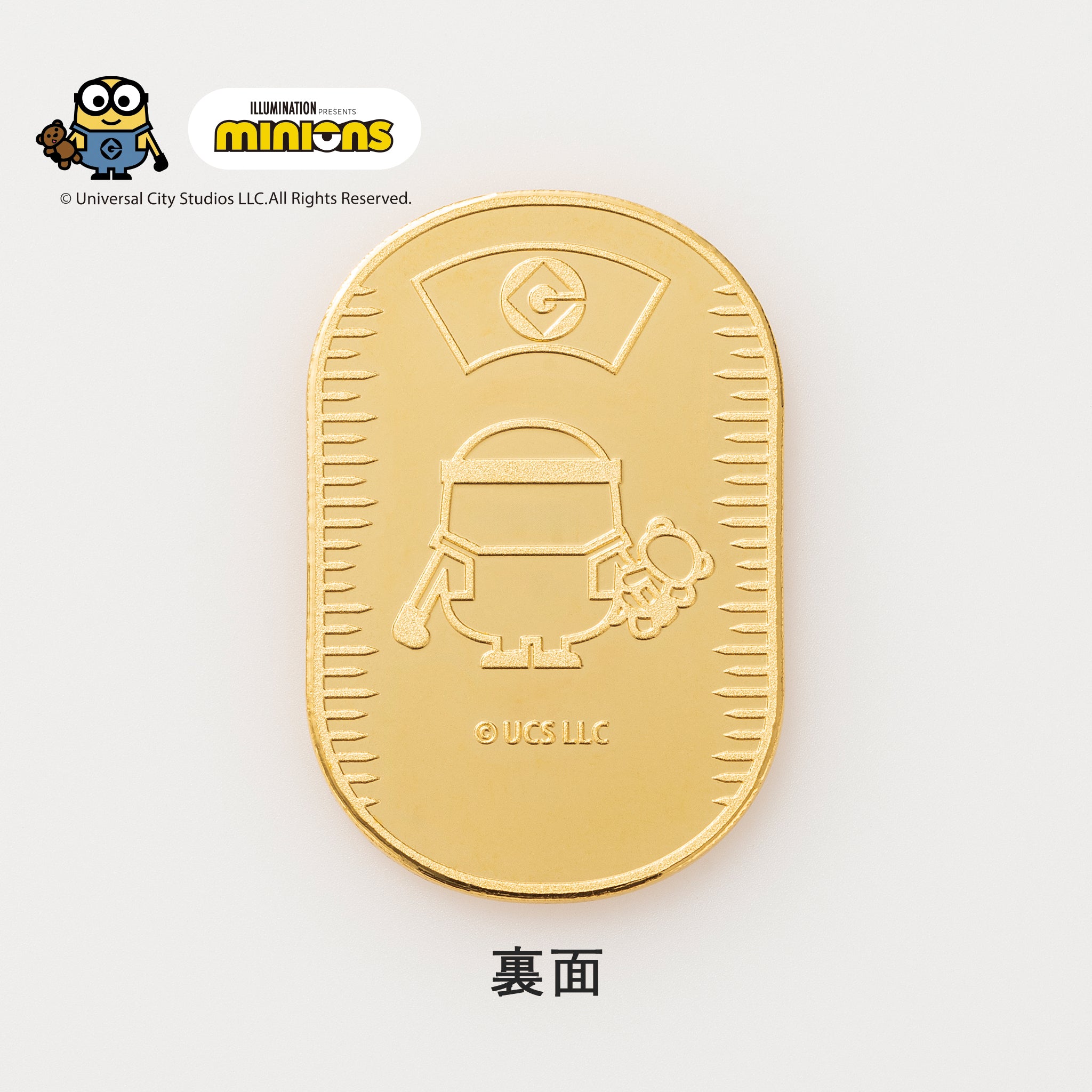 K24小判(純金/10g/minions/ミニオンズ/Bob&Tim/造幣局品位刻印付)《24C50109》