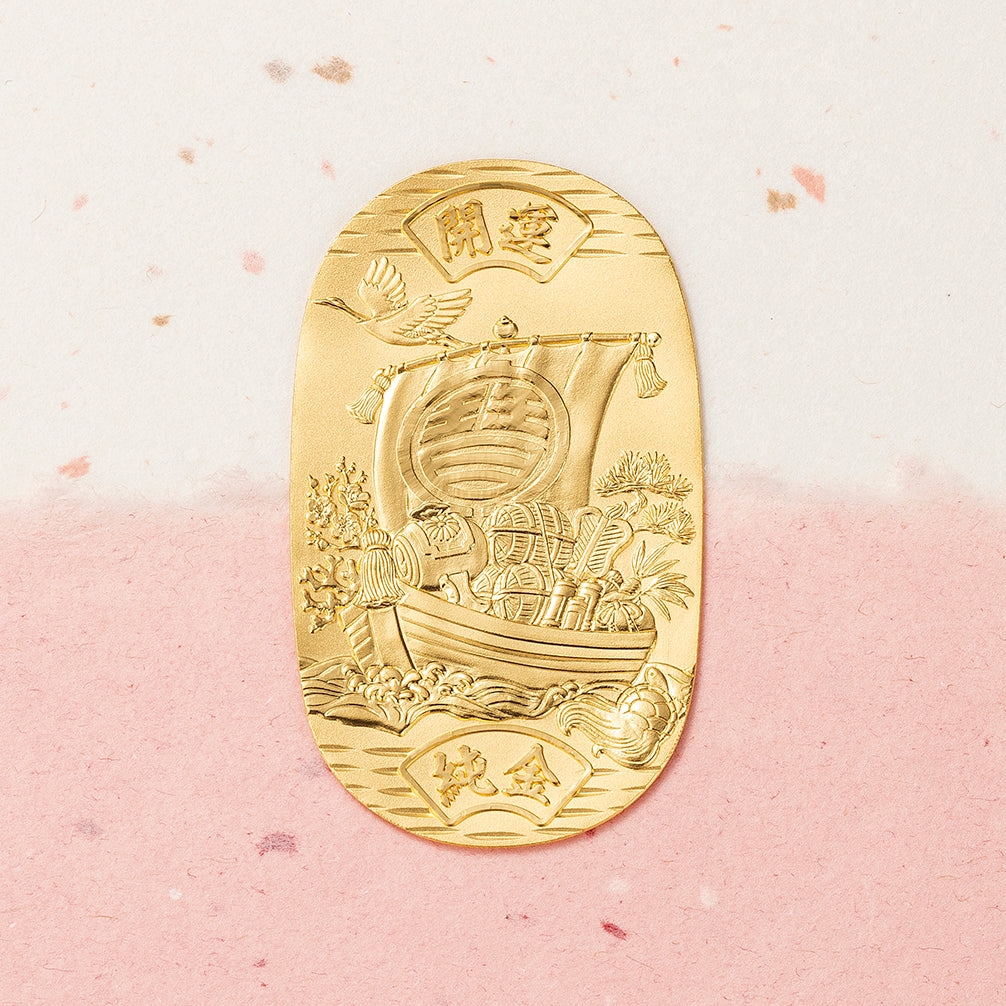 K24大判(純金/50g/宝船/造幣局品位刻印付)《24C60110》