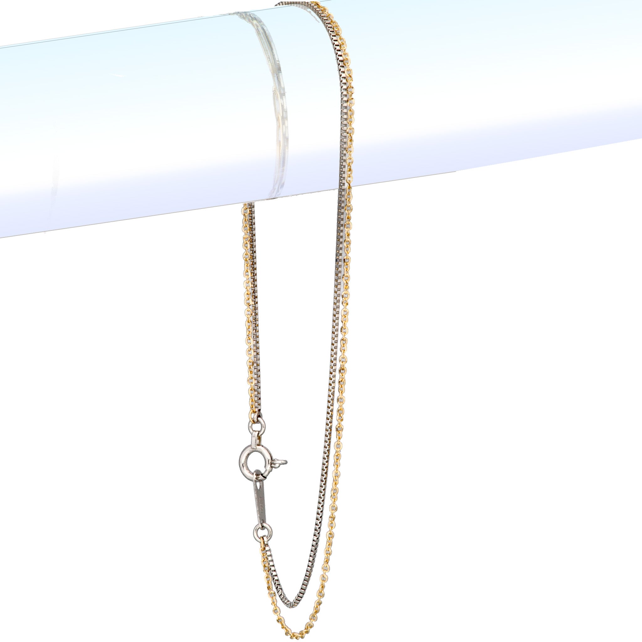 K18/プラチナブレスレット(コンビカラー/2連)《24C60125》 | 京セラ  