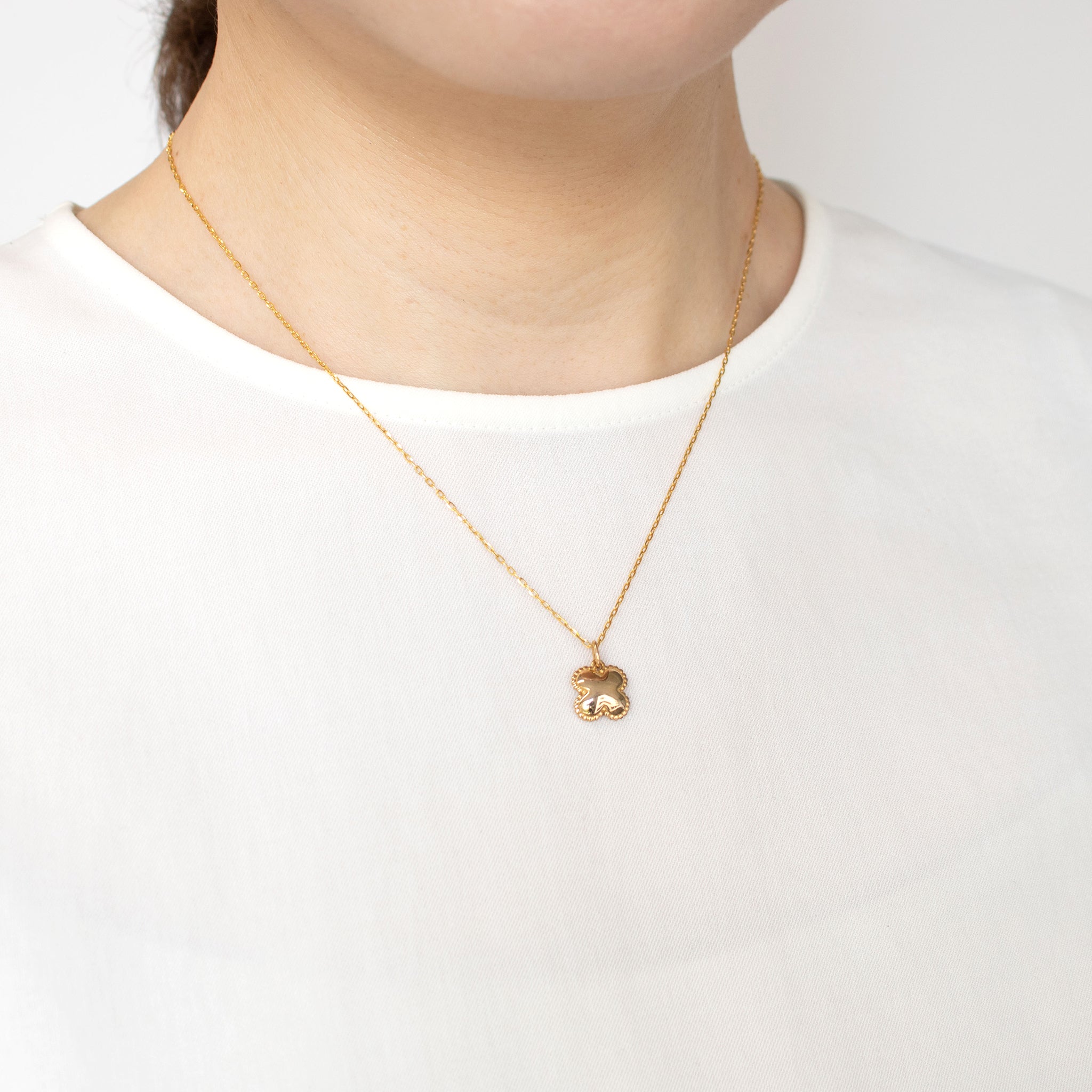 K24ペンダントトップ(純金/クローバーモチーフ)《24C60128》 | 京セラ  