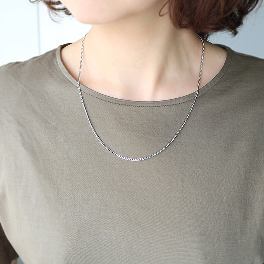 【5点限定】プラチナネックレス(喜平/2面シングルカット/10g/50cm)≪JNKY2036≫