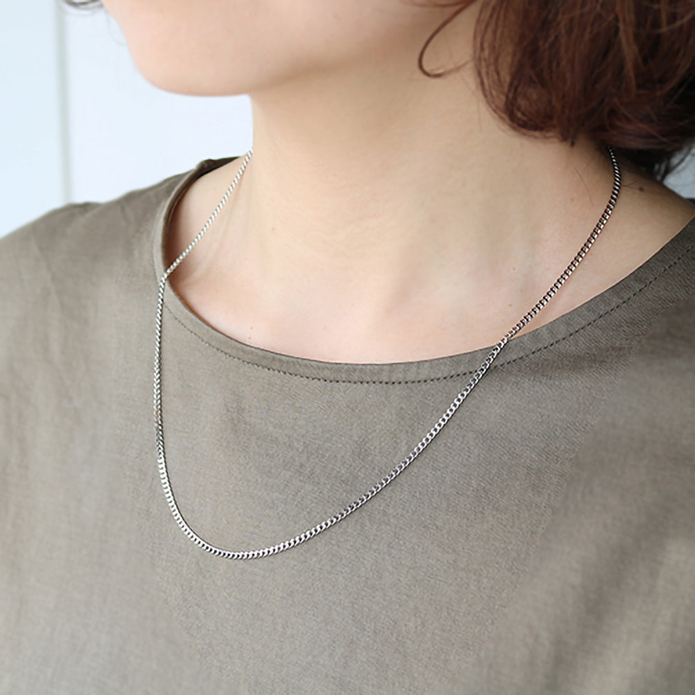 【5点限定】プラチナネックレス(喜平/2面シングルカット/10g/50cm)≪JNKY2036≫