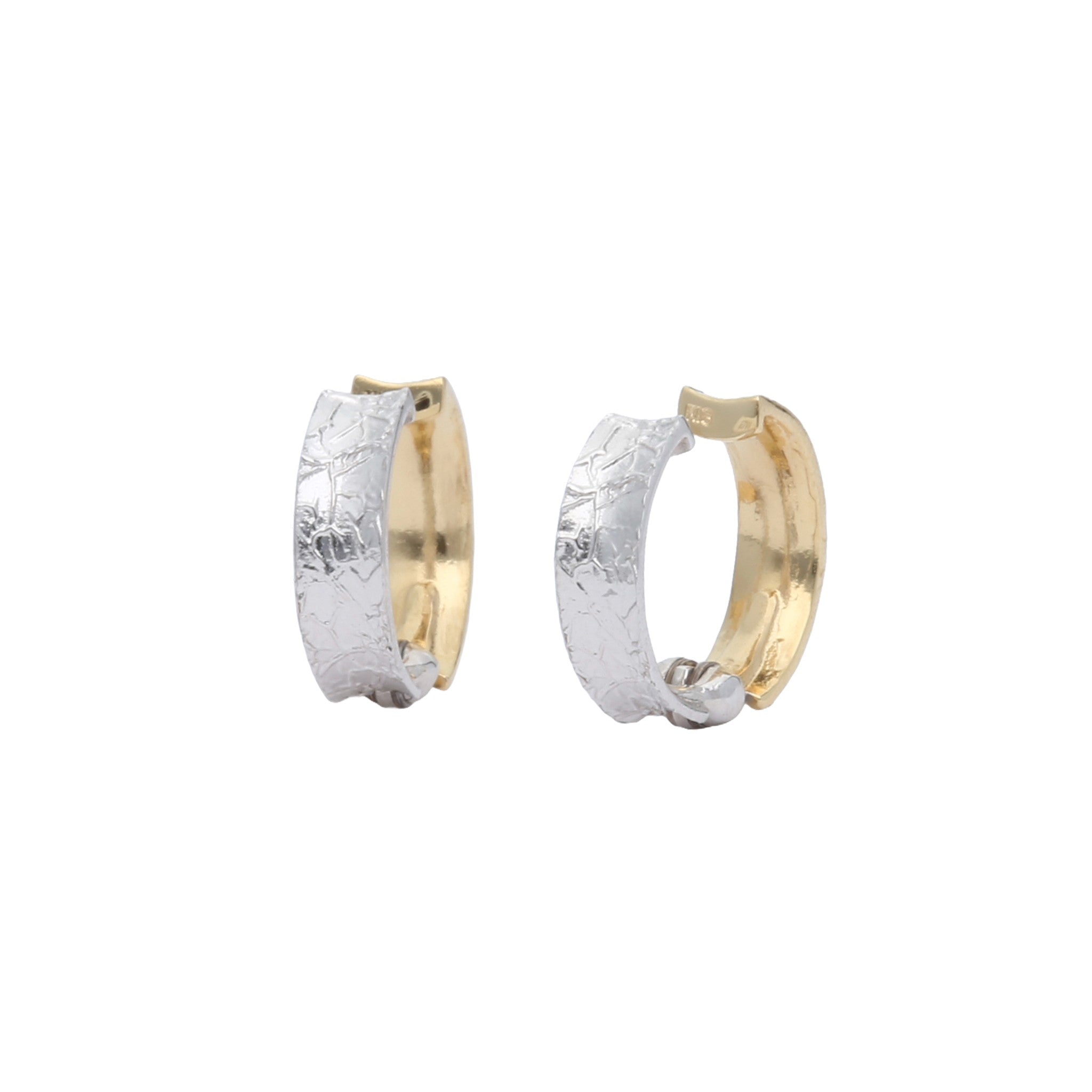 アイオライト K18/K14/K10イヤリング(ピアリング/リバーシブル/コンビ  