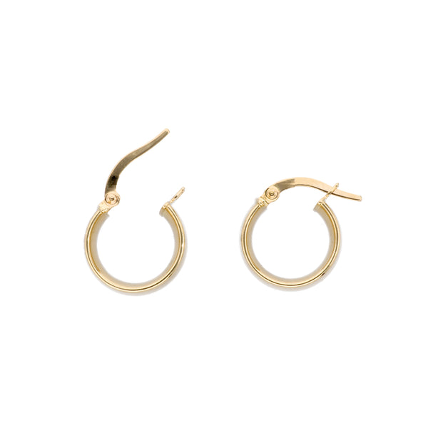 K18ピアス(フープ/イタリア製)《24T10116》 | 京セラジュエリー