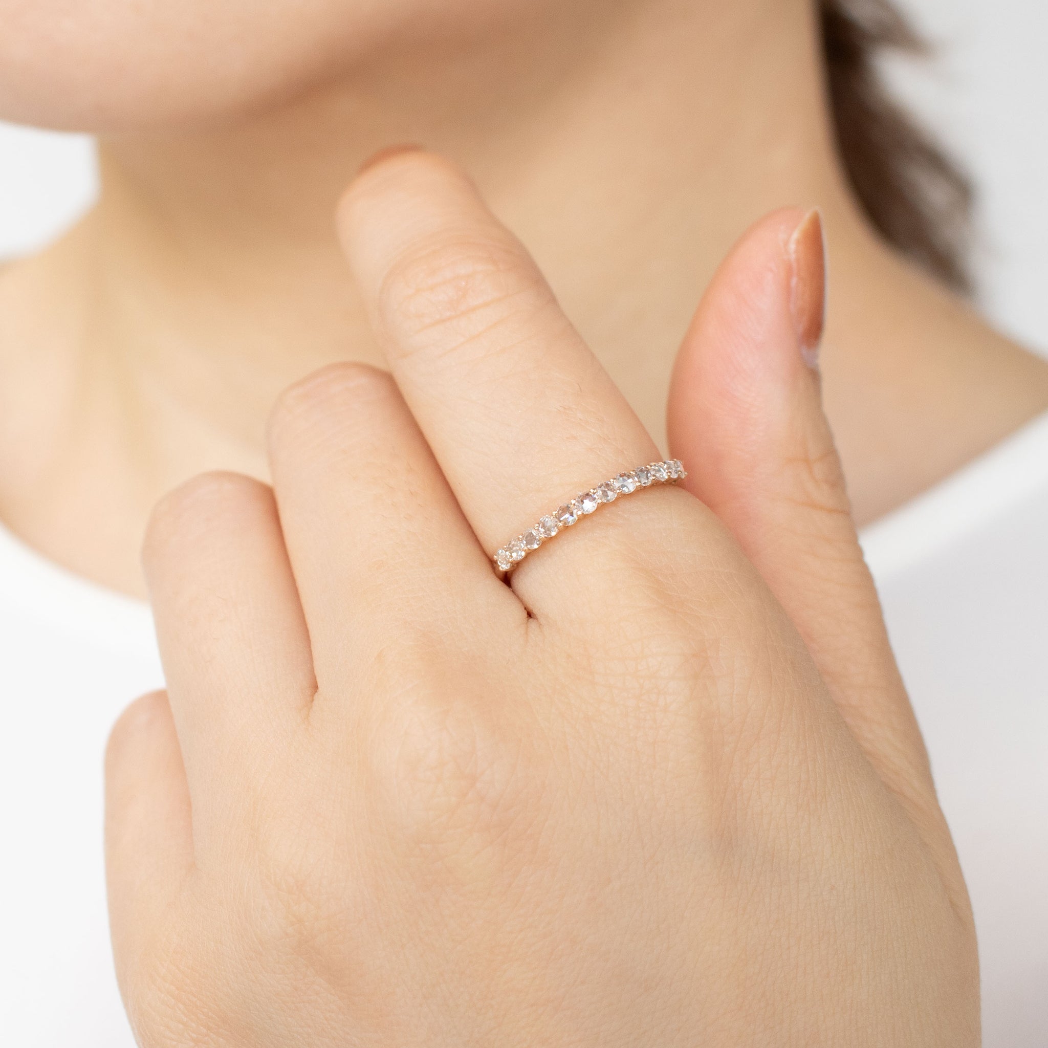 ローズクオーツリング18k K18PG ローズクォーツ リング|festaria Online Shop(フェスタ