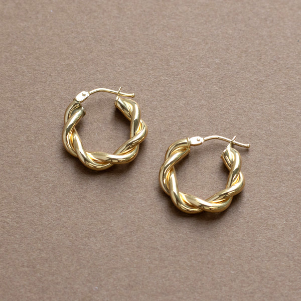 k18 フープピアス シンプルデザイン k18ピアス K18ピアス(フープ/イタリア製)《24T10321》 | 京セラジュエリー