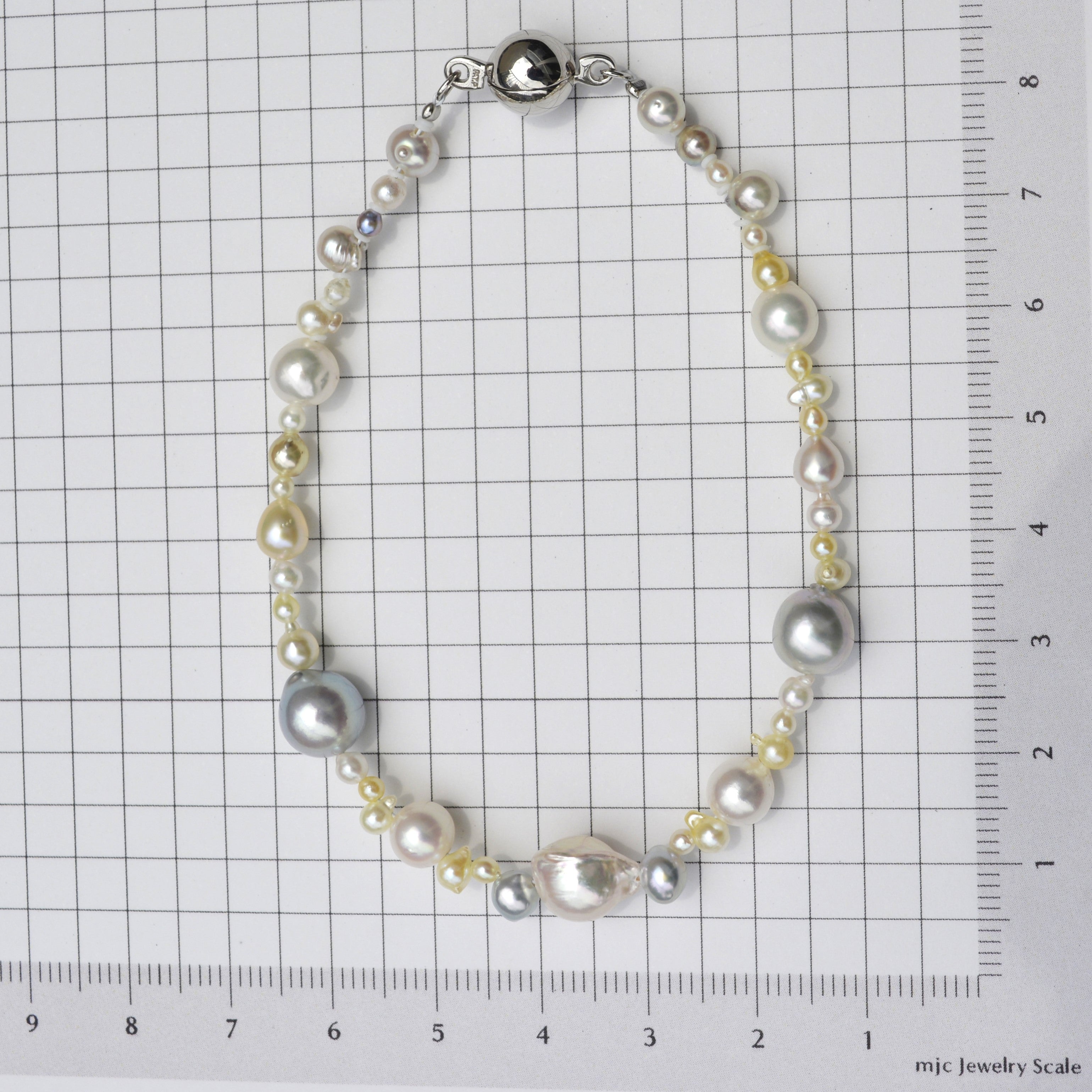 限定10点】パール ブレスレット(アコヤ真珠/2～7.5mm/6月誕生石  