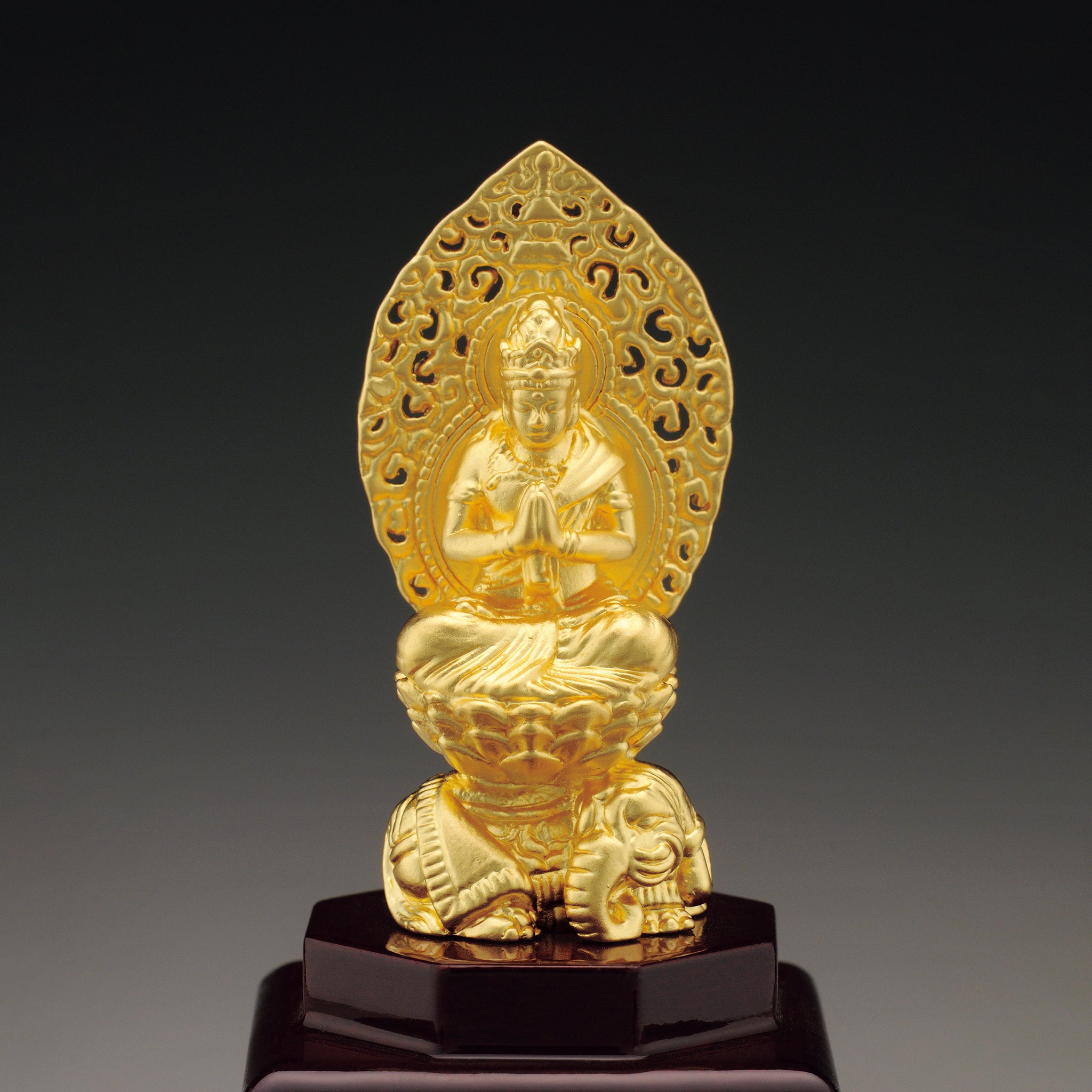 K24金製品(純金/干支御守本尊/普賢菩薩/造幣局品位刻印付)《24V04201-FUG》