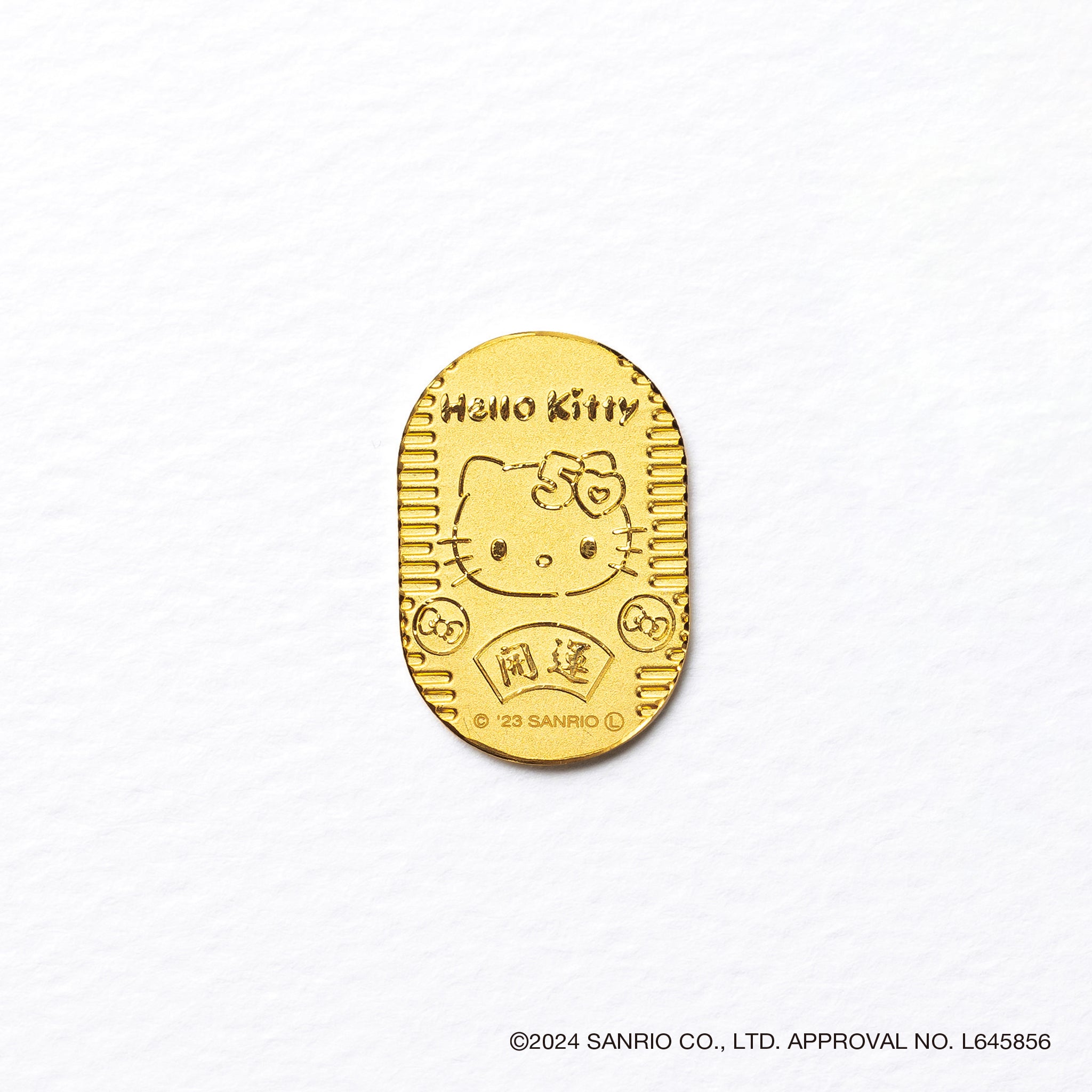 K24小判(純金/3g/HELLO KITTY/ハローキティ/造幣局品位刻印付)《24V04801》