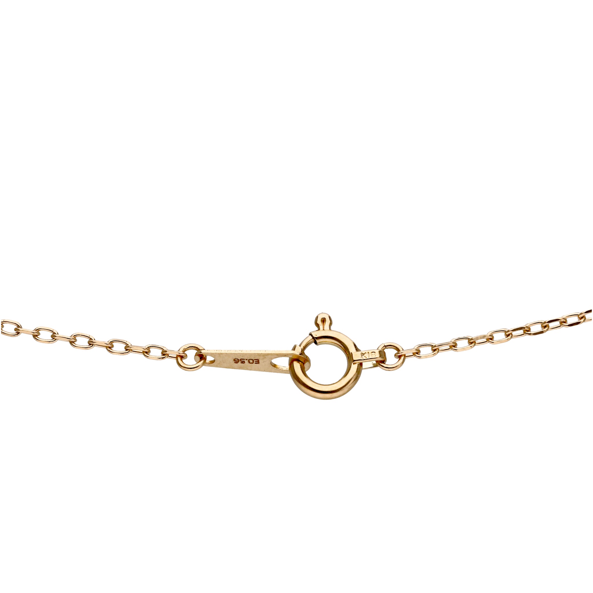 エメラルド K18ネックレス(クレサンベール/ステーション/計0.56ct/5月誕生石)≪KNKE6074≫